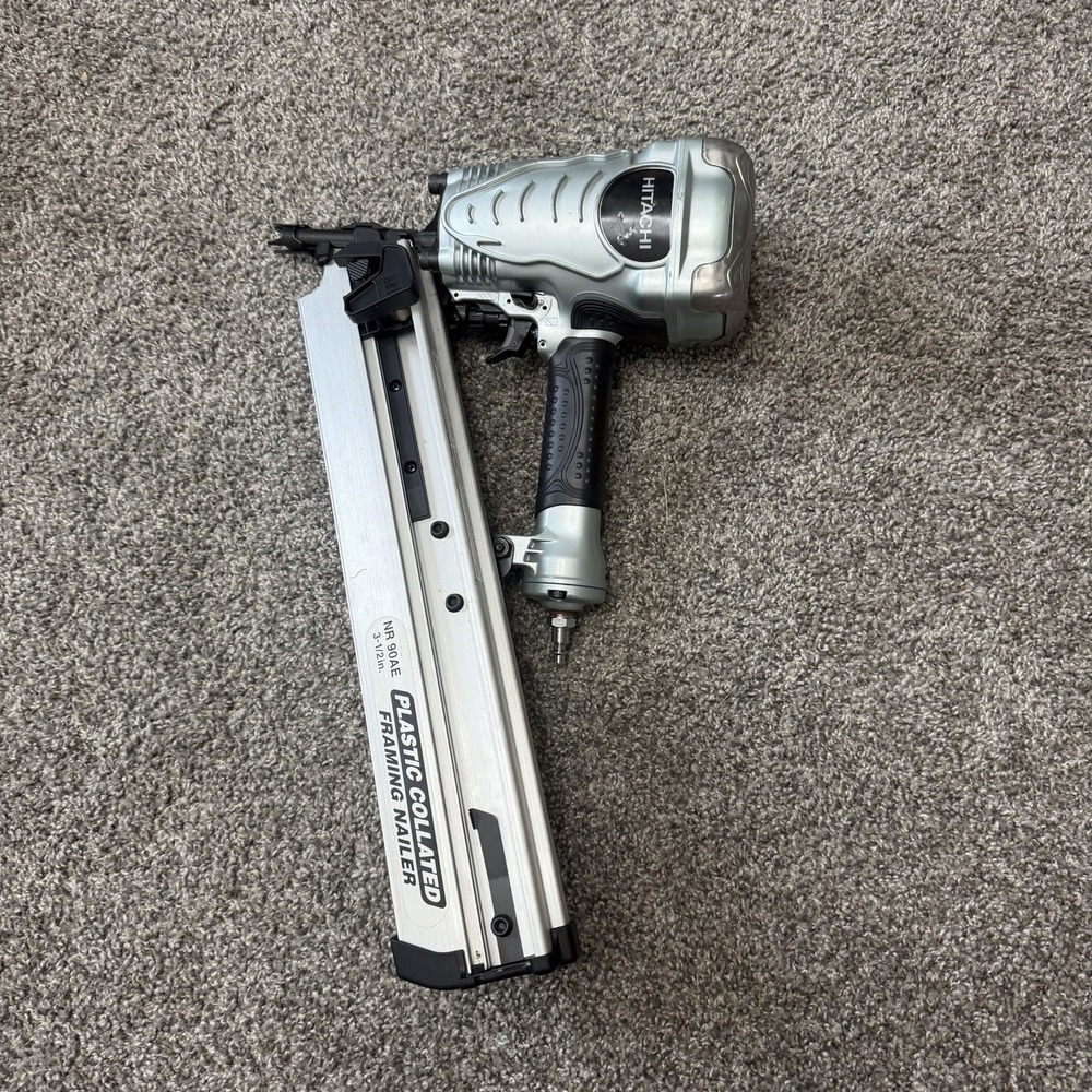 Hitachi HPT NR90AE 3-1/2" Plastic Collated Framing Nailer (E14)